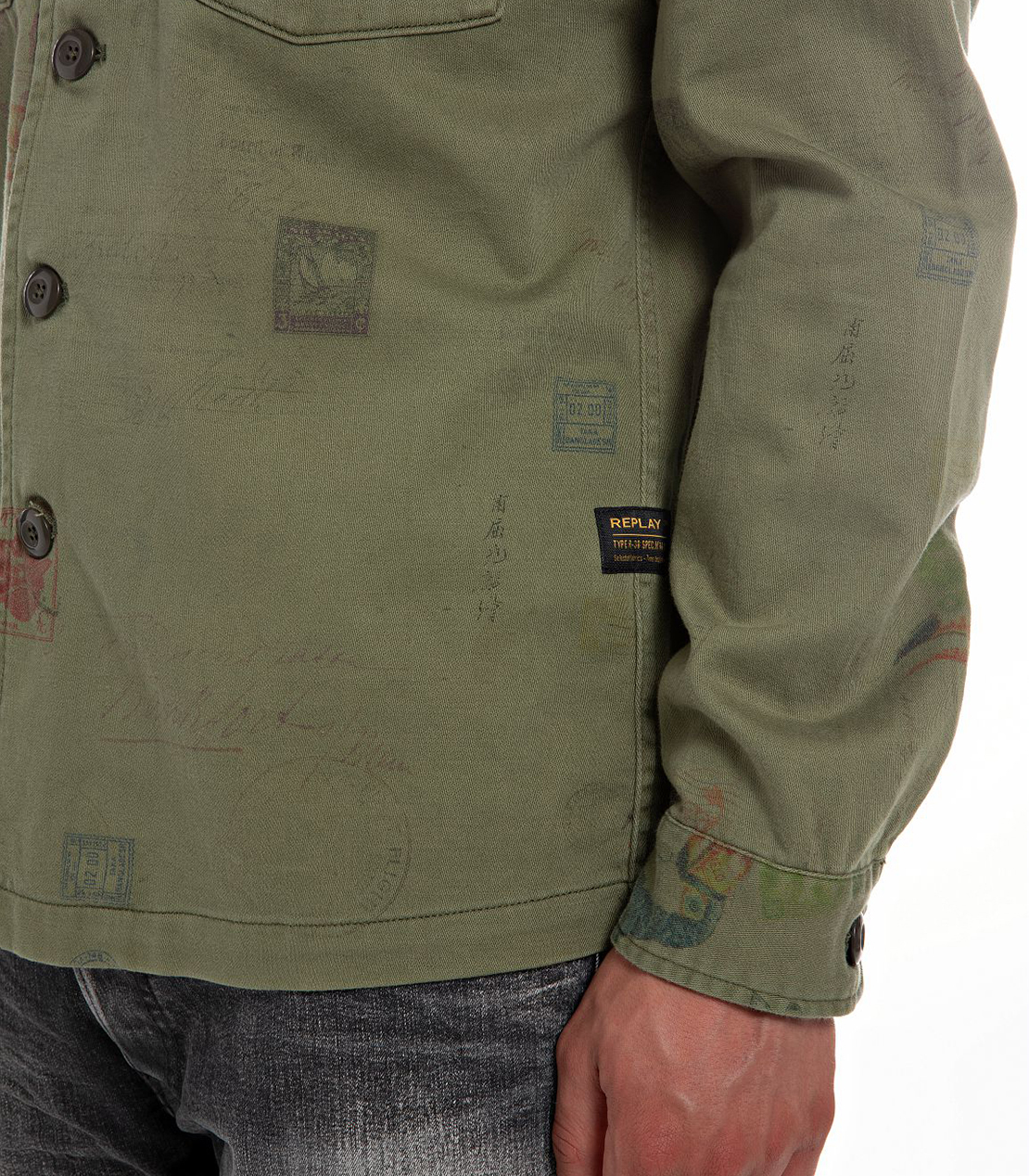 コットンツイルアーミージャケット 詳細画像 グリーン系 3